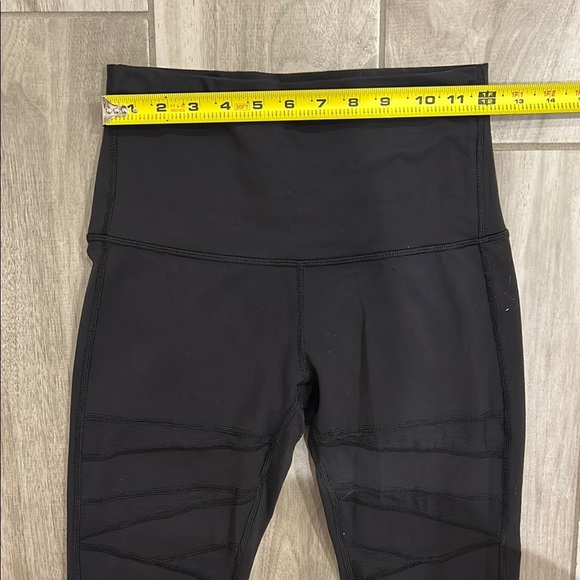 Lululemon High Times High-Rise Tight Tech Mesh Black Leggings - Picture 10 of 11